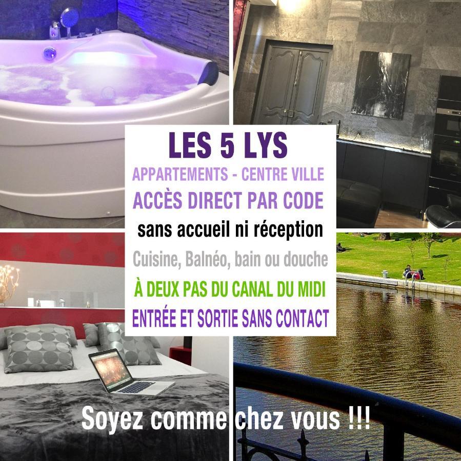 Apartments Les 5 Lys - Quartier La Bastide Carcassonne Eksteriør bilde